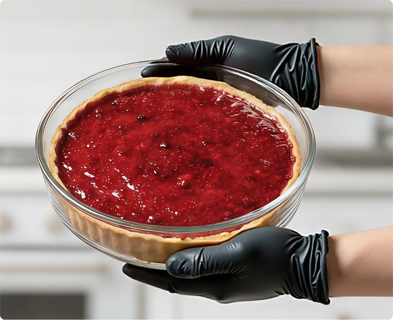 Round pie dish